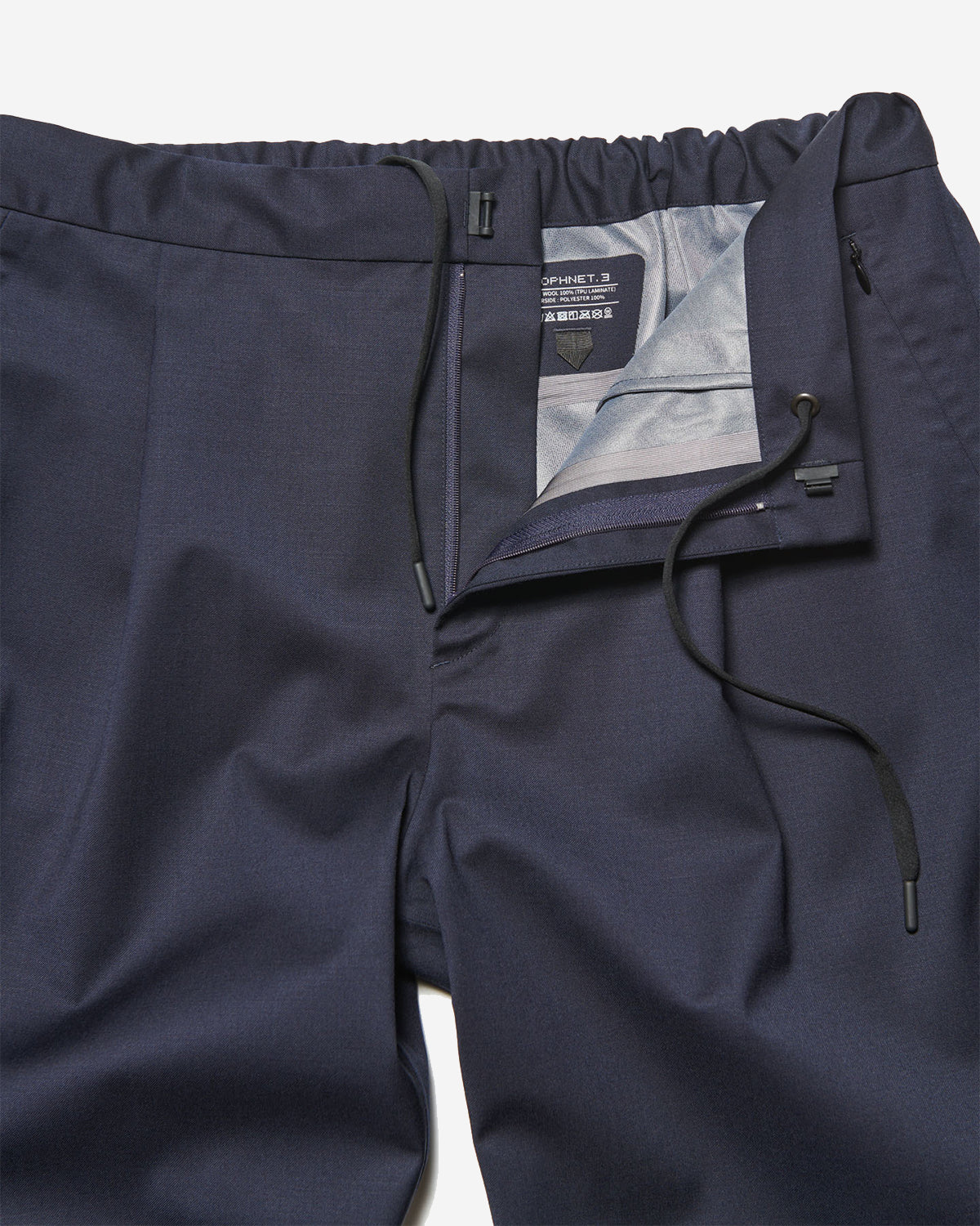 3Layer Wool Tech Slacks - Navy