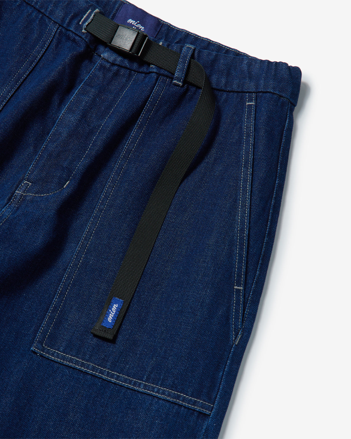 Hamlet - Cropped Pants - Washed Denim