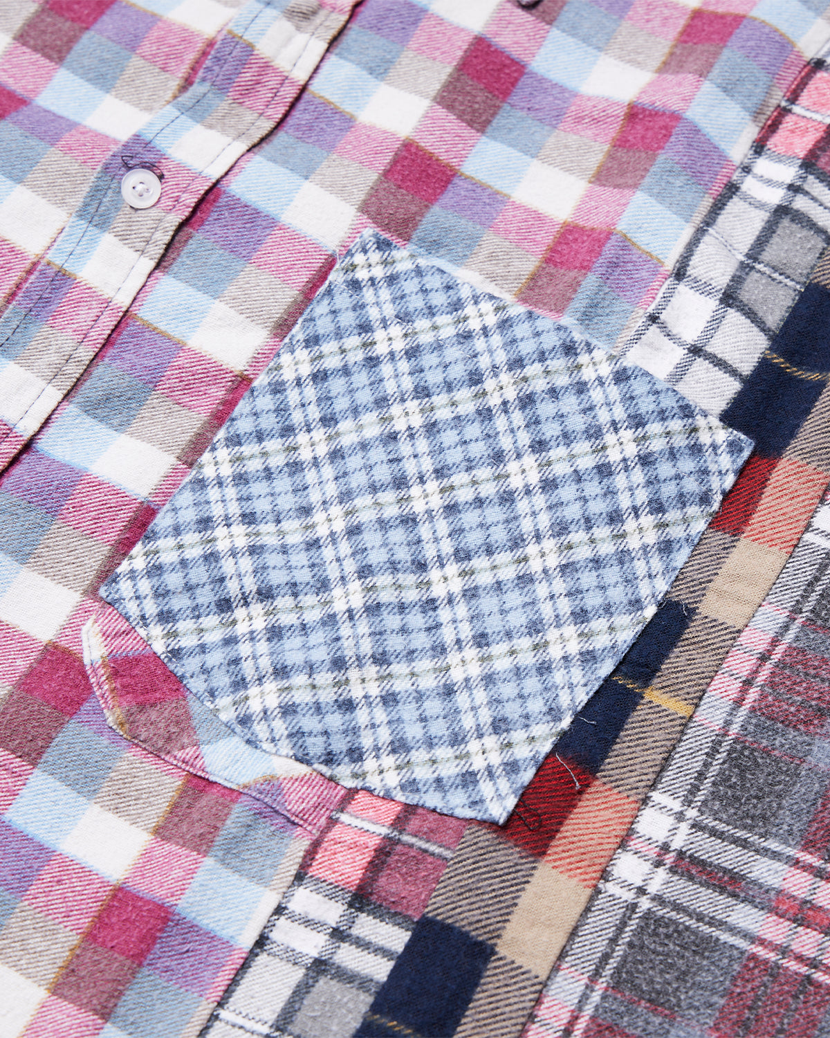 Flannel Shirt - 7 Cuts Wide Shirt - Assorted