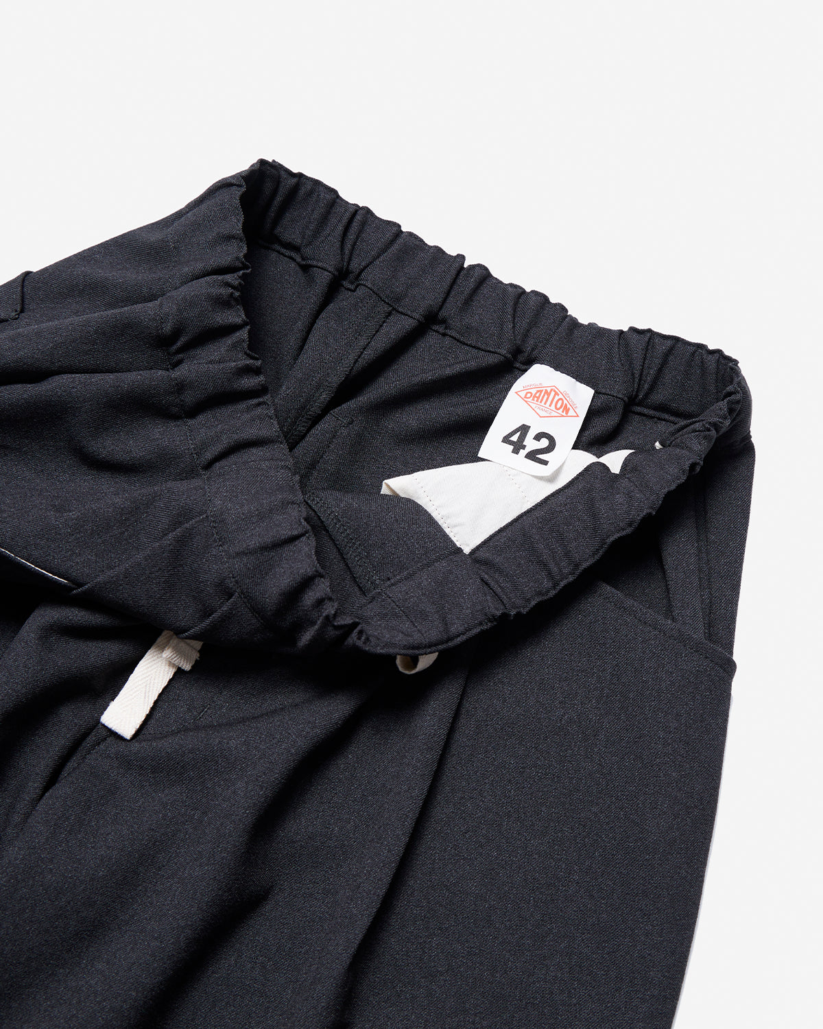 Mens Heavy Twill 2Tuck Easy Pants - Dk.Green Grey