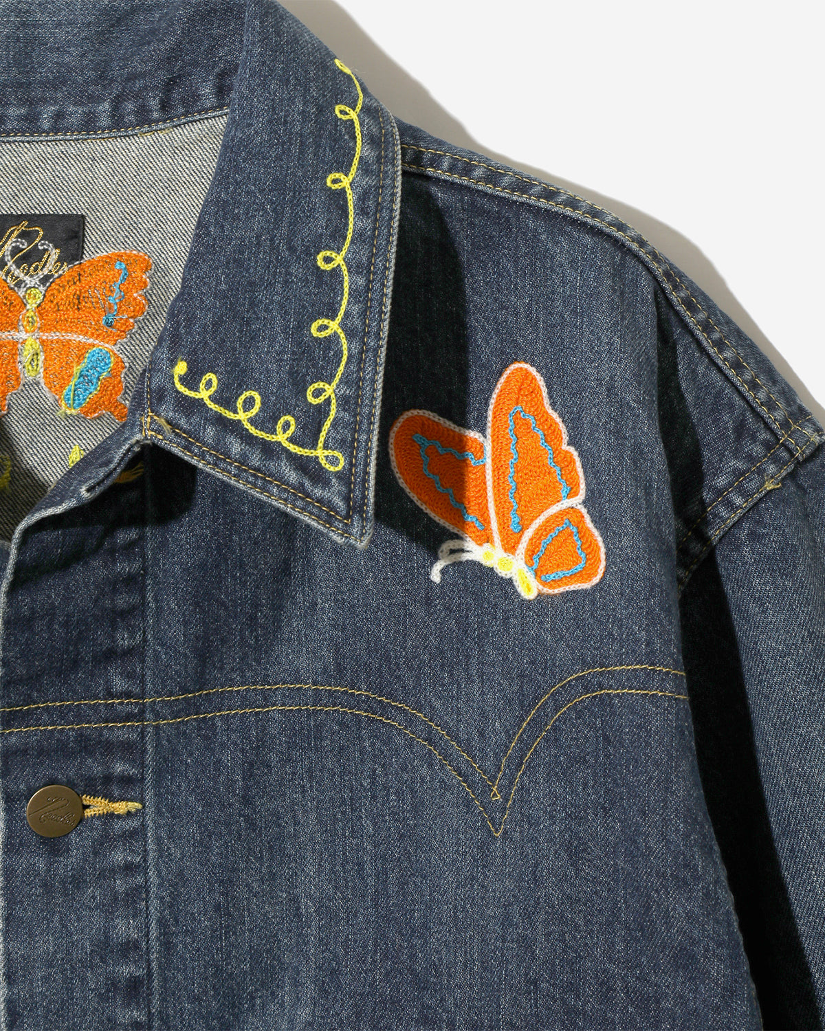Papillon Emb. Jean Jacket - 12oz Denim - Indigo