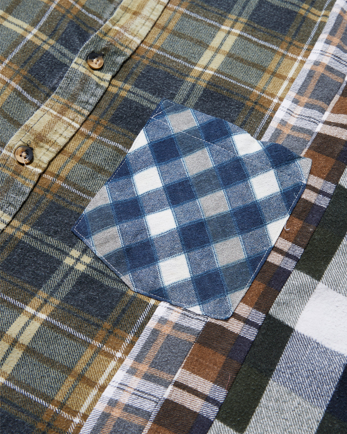 Flannel Shirt - 7 Cuts Wide Shirt - Assorted
