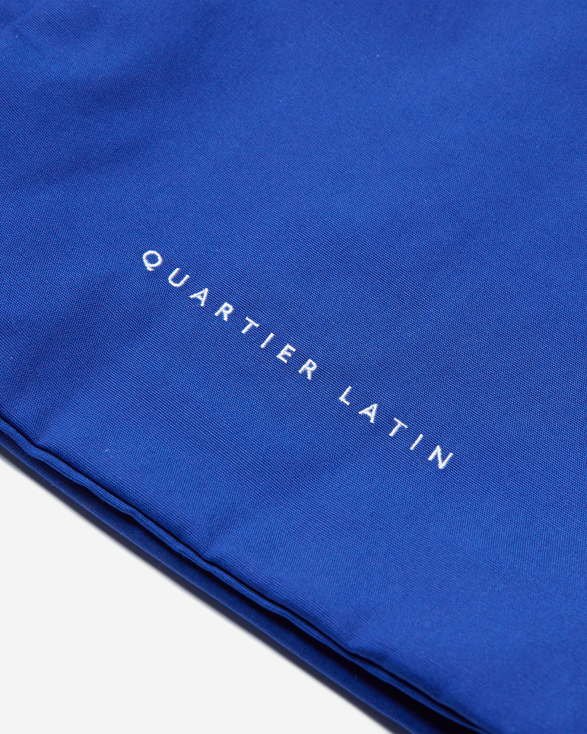 Quartier Latin - Canvas 2Way Tote Bag - Oriental Blue White