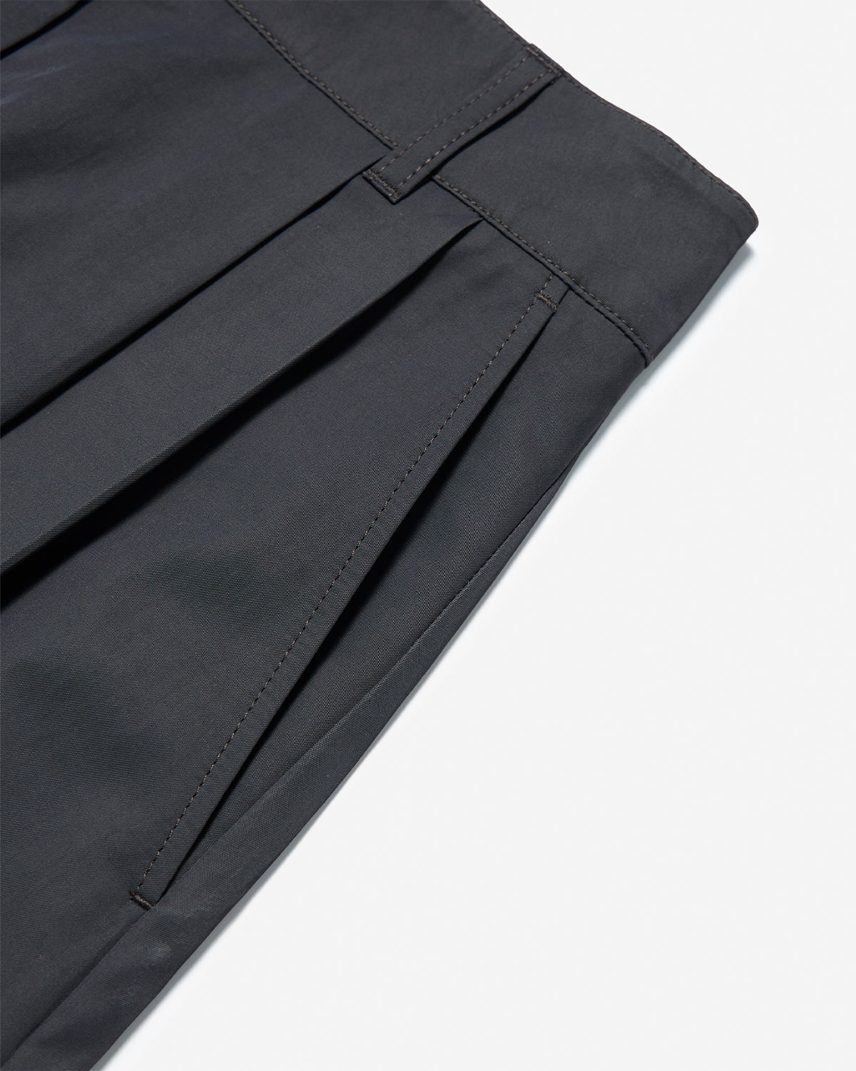 Acuna Pleat Front Pant - Coal