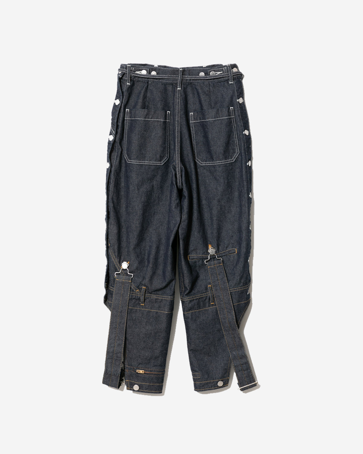 Double End Left Hand Twill Denim Overall - Indigo