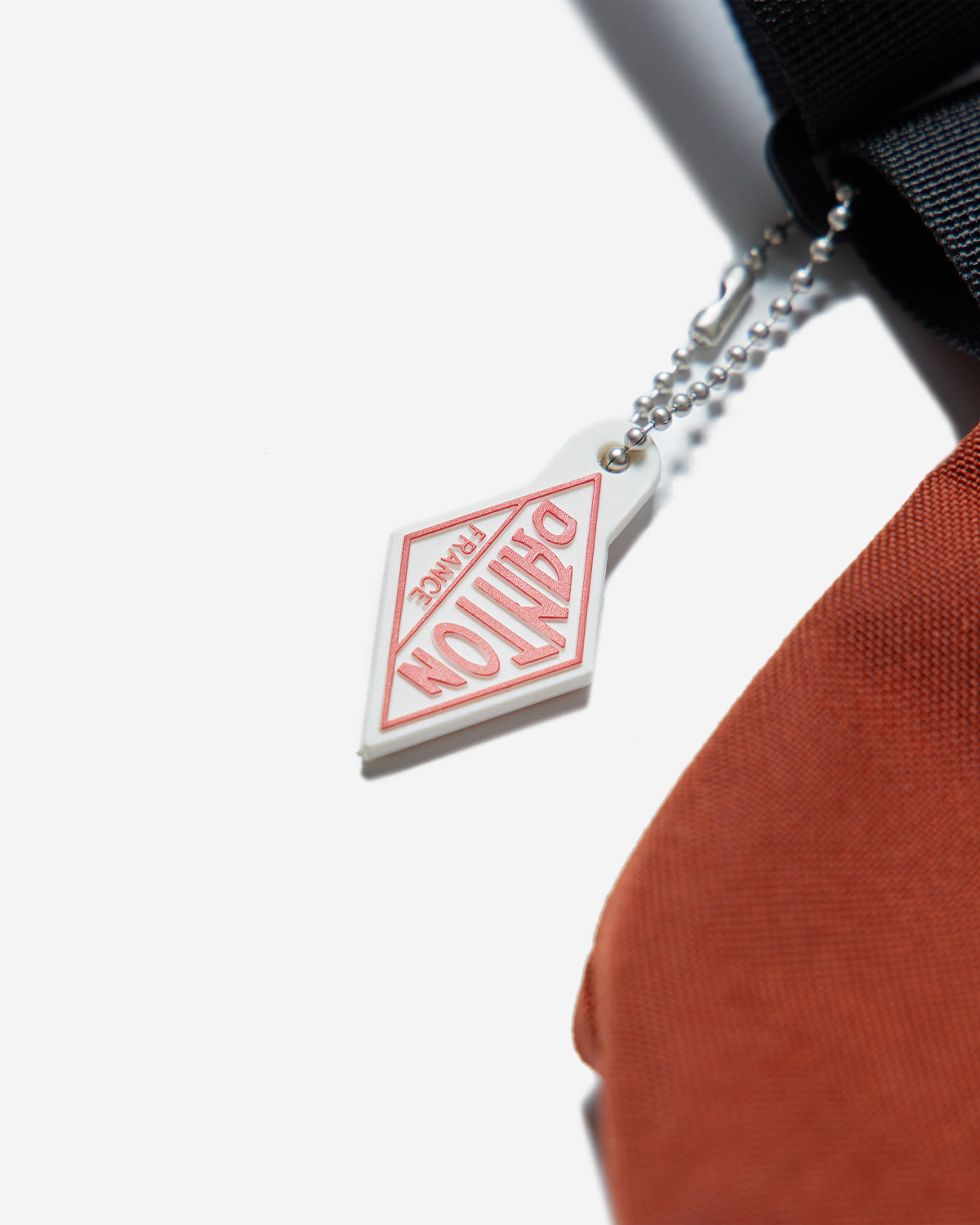 Montsouris - Cordura Canvas Shoulder Bag - Orange Brown White