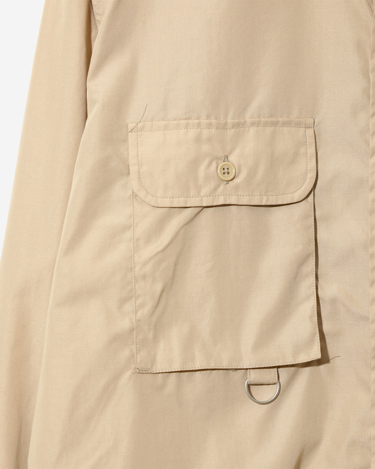 Fishing Shirt - C/PE Broad Cloth - Beige