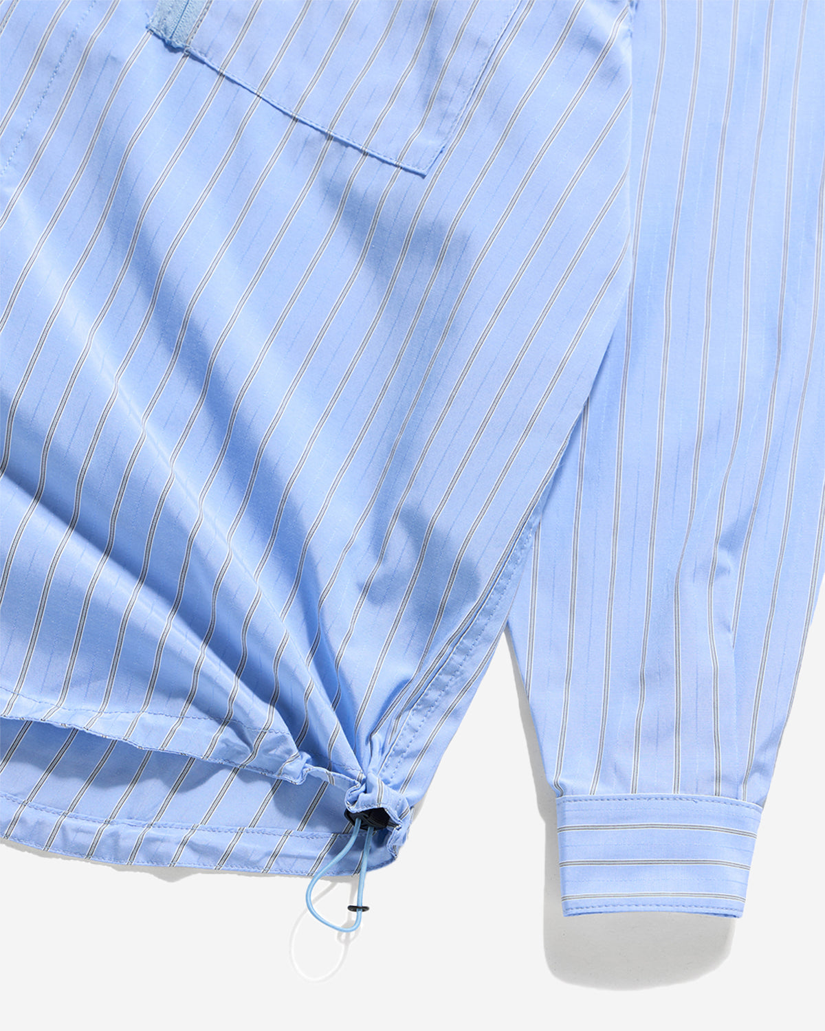 Zip Pocket Shirt - Blue Stripe