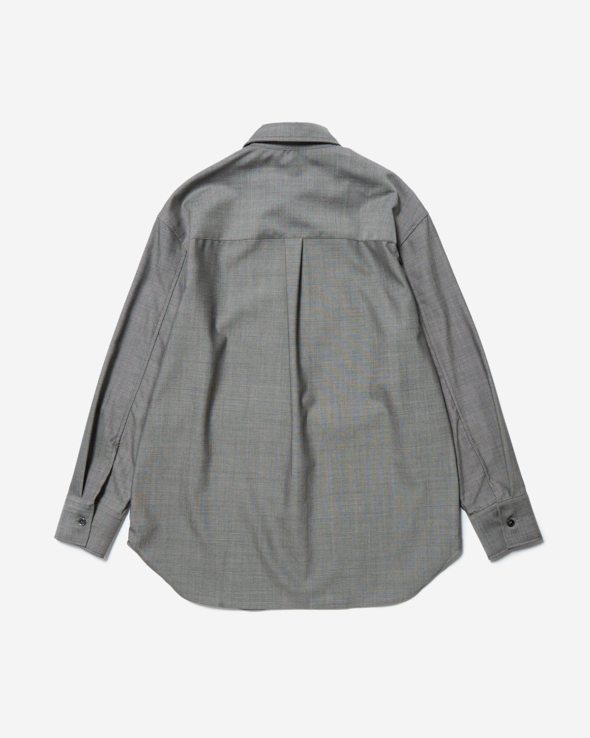 Rouen - Classic Oversized Shirt - Warm Grey