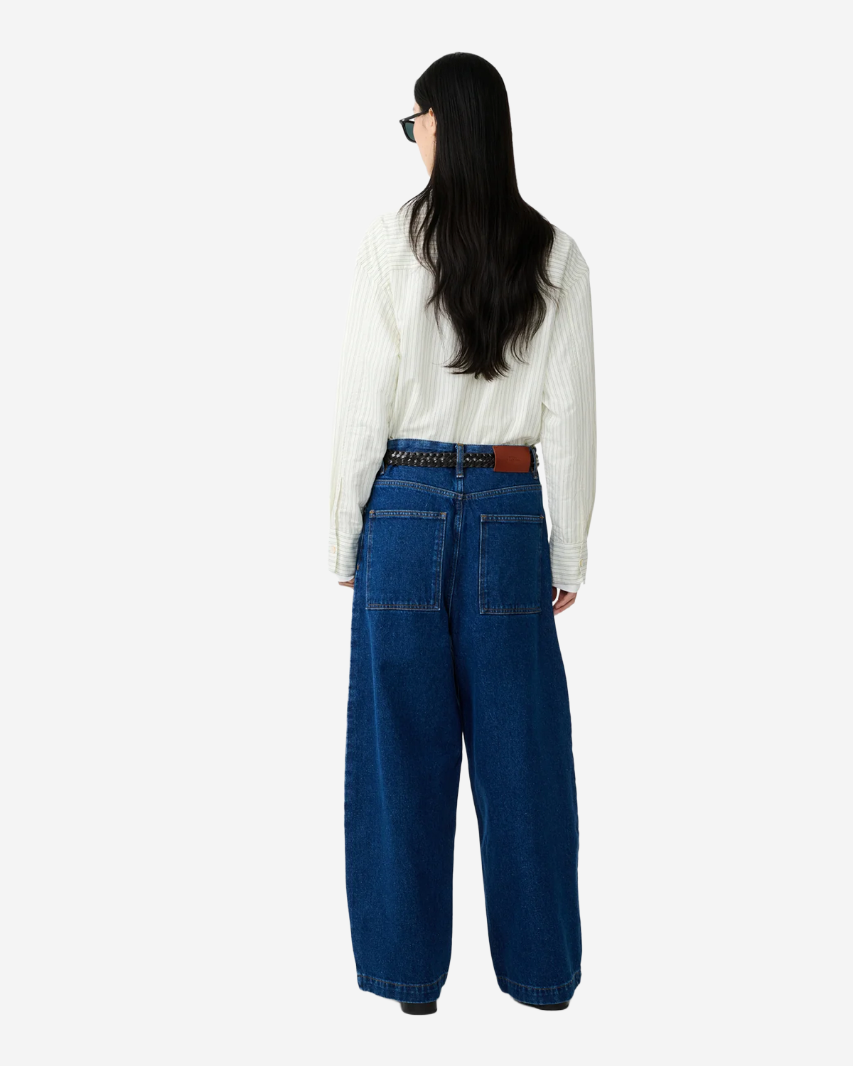 Rouen - Classic Oversized Sheer Shirt - Parchment