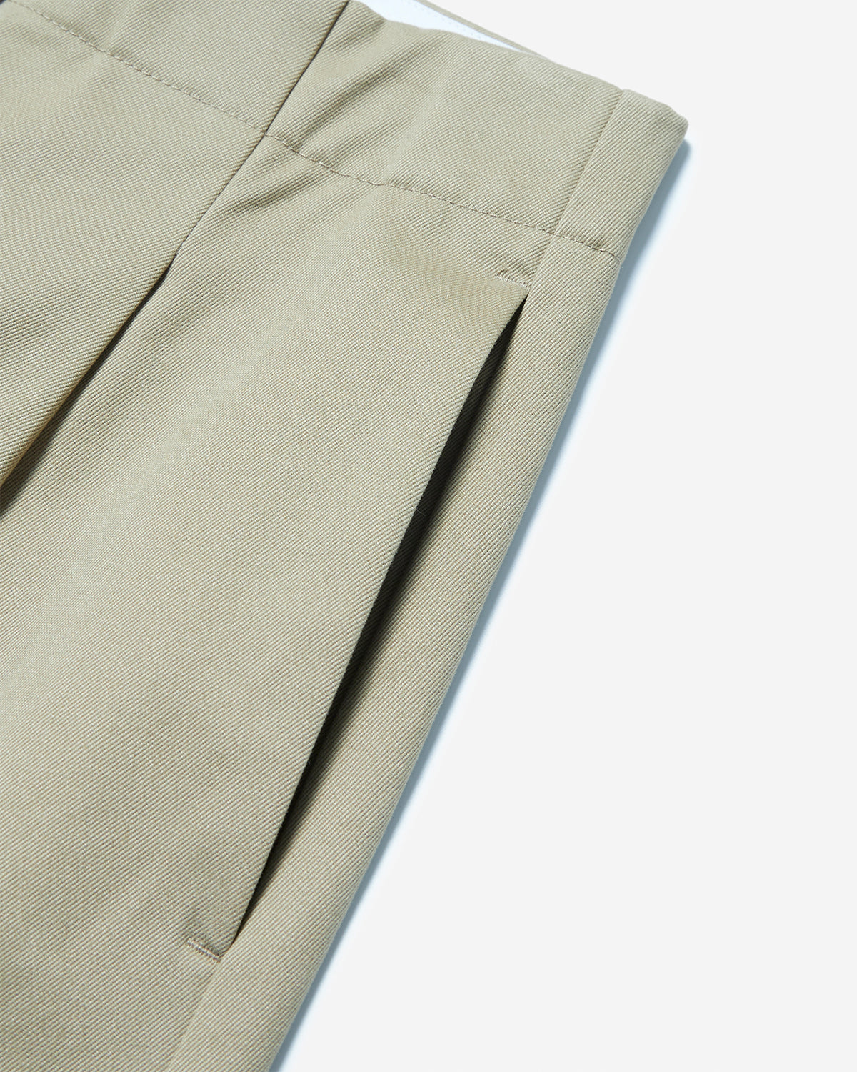 Dordoni - Pants - Deep Pleat Volume Ankle Crop - Tan