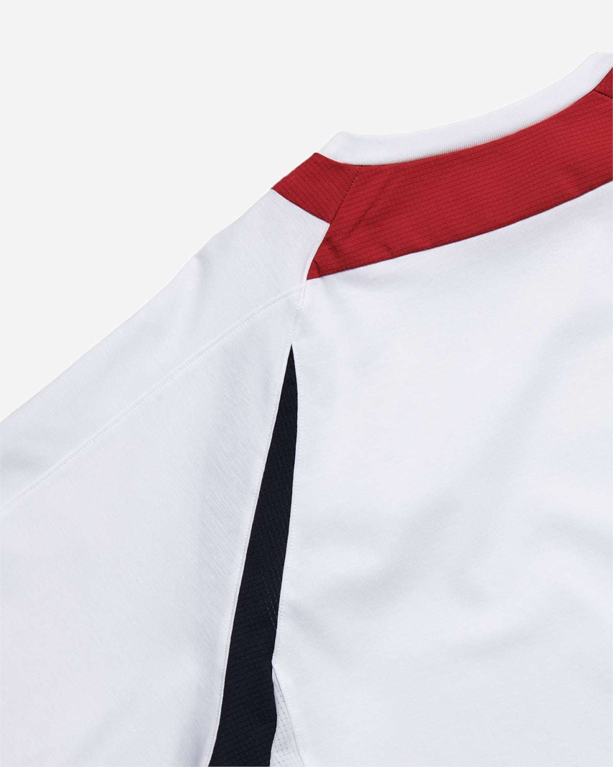 Supima Cotton L/S Football Tee - White