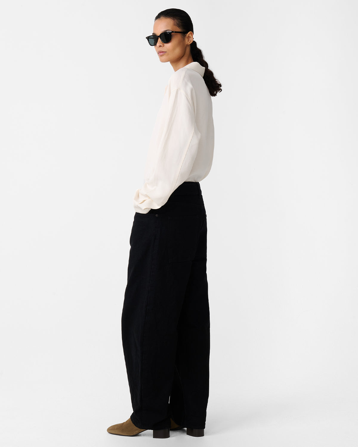 Pinole - Half Placket Shirt - Chalk