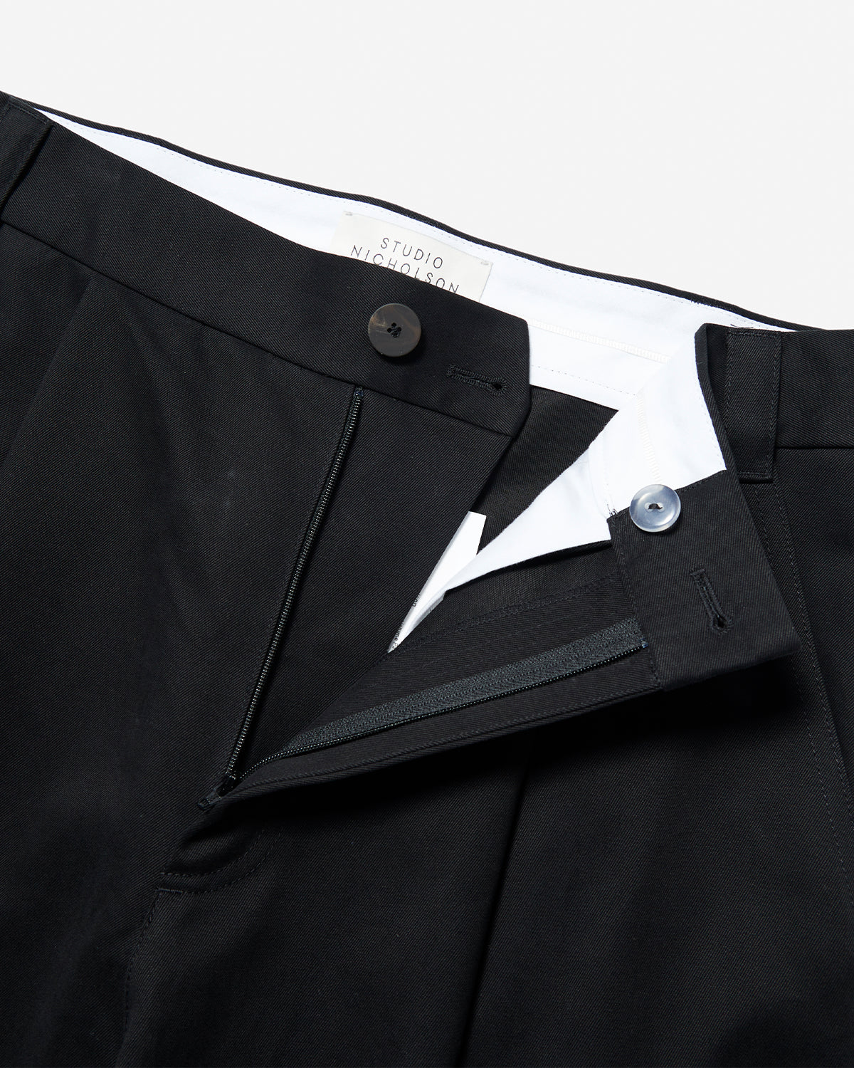 Sorte - Pants - Deep Pleat Volume Pant - Black