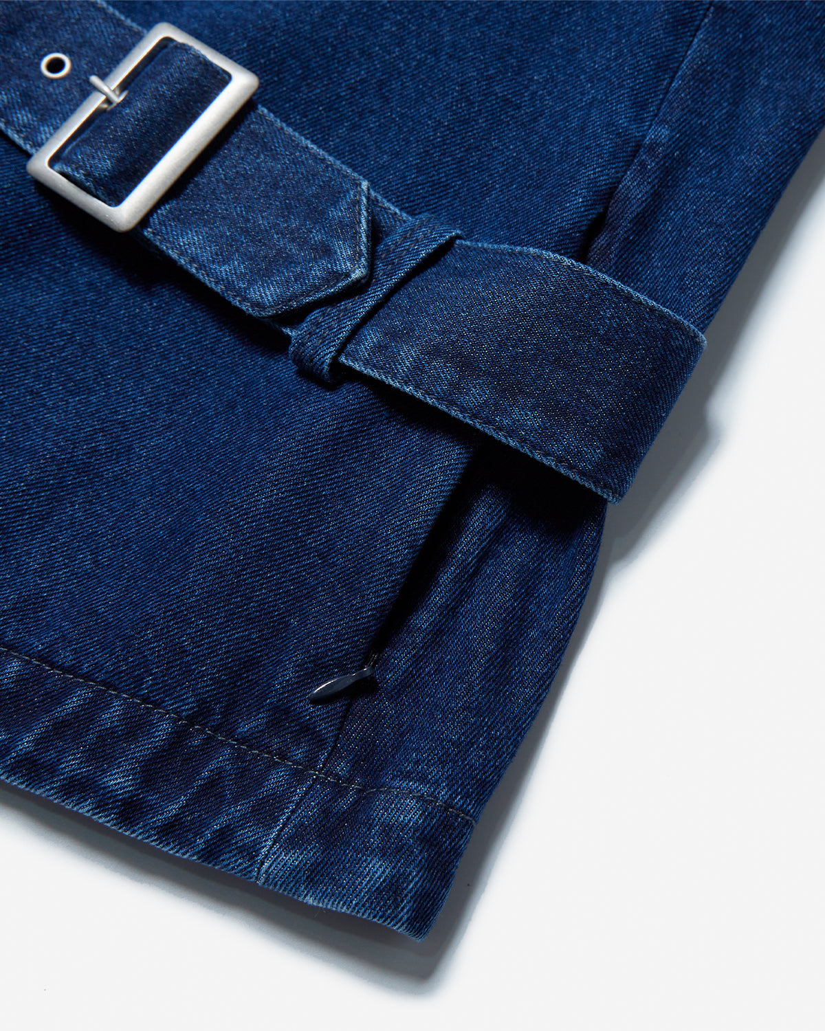 Short Mackinaw Coat - Denim