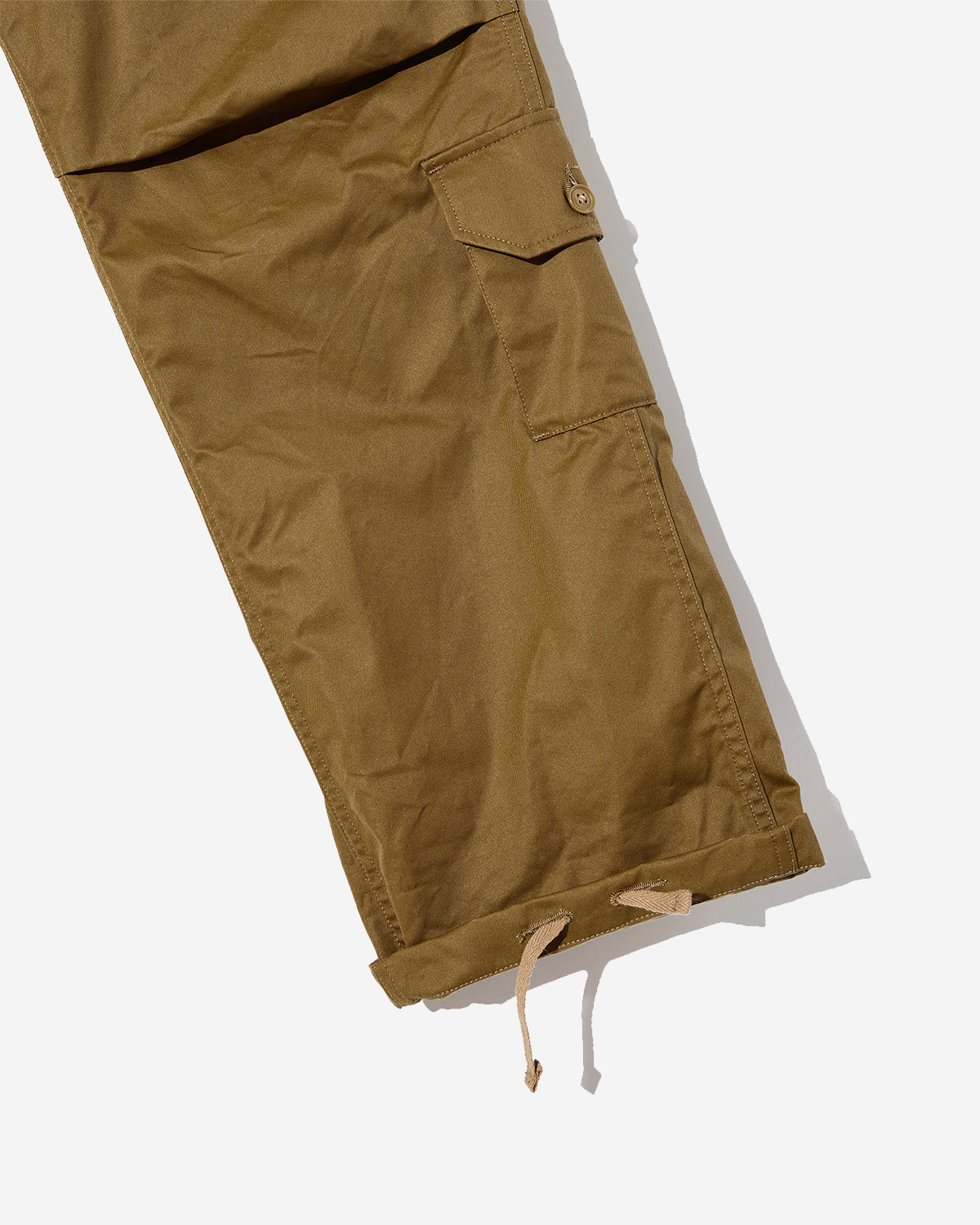 Flight Pant - Khaki Coated Nyco Twill
