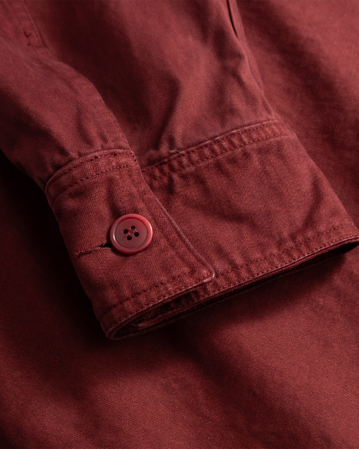 Lux J - Unlined Mens Jacket Dye Moleskin - Red