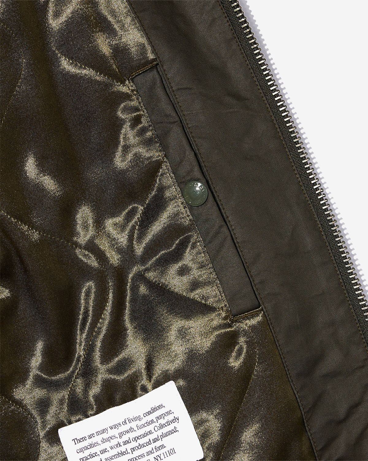 LL Jacket - Olive Nyco Coated Cloth