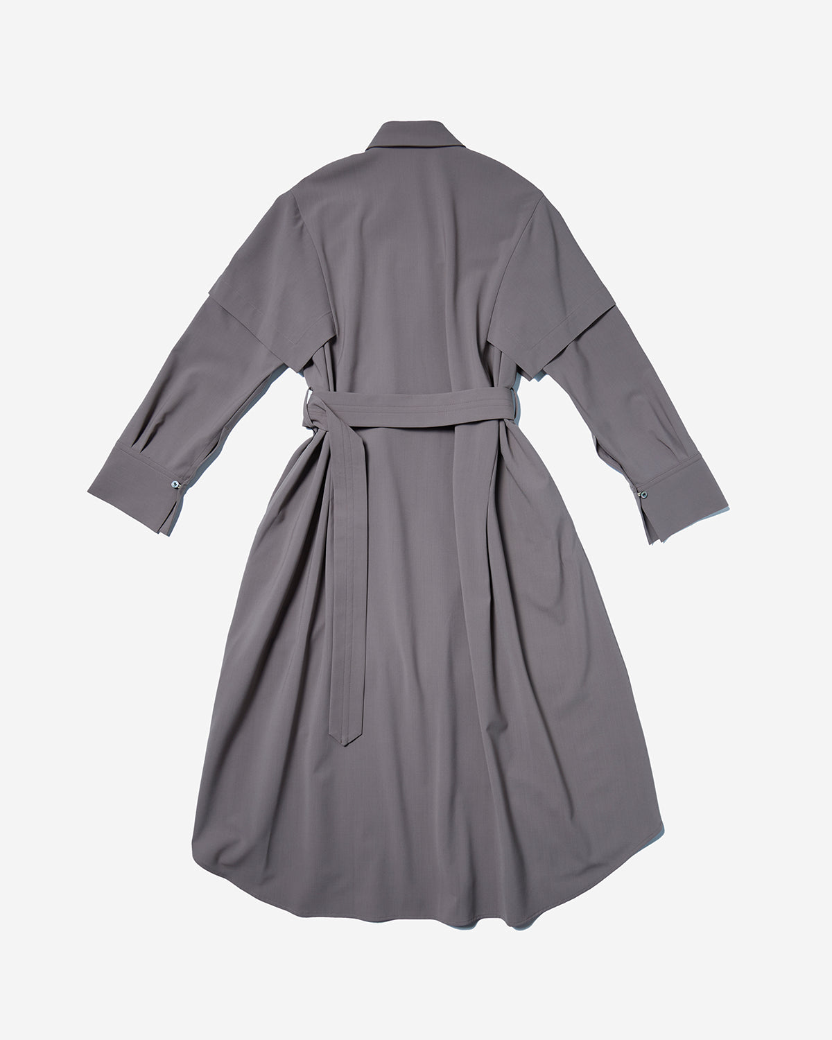 Handkerchief Sleeve Dress - Taupe