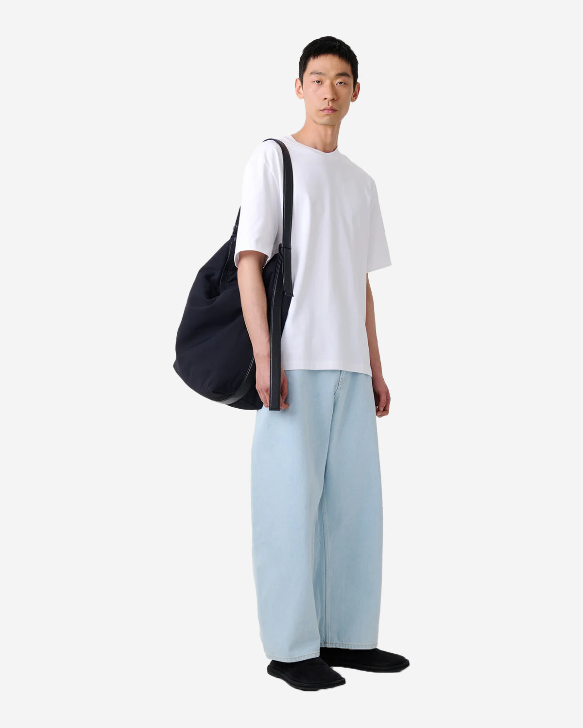 Lay - Jersey - Branded Boxy Fit T-Shirt - Optic White