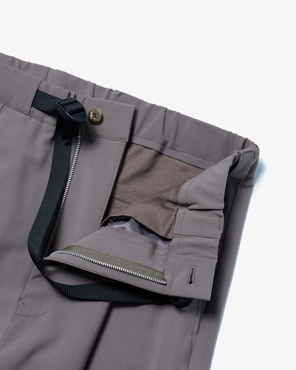 Tape-Belt 1 Tuck Pant - Taupe