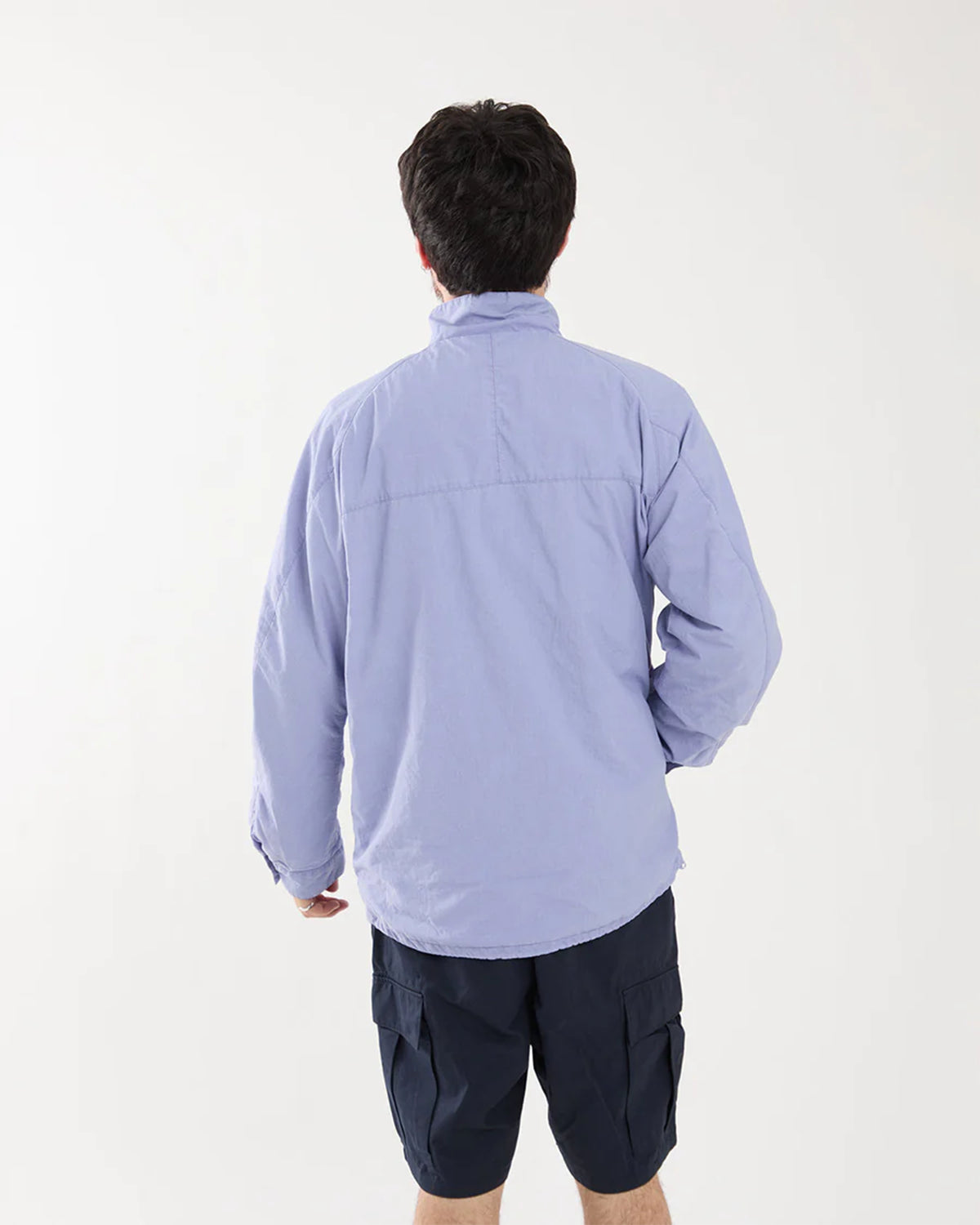 Hiker Full Zip Jacket Nylon Ripstop Pigment Dye With Windstopper - Lilac