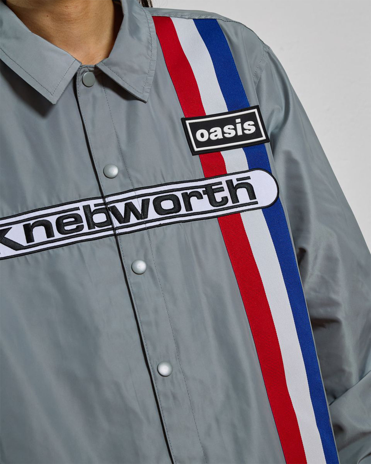 Pleasures X Oasis - Supersonic Coach Jacket - Steel