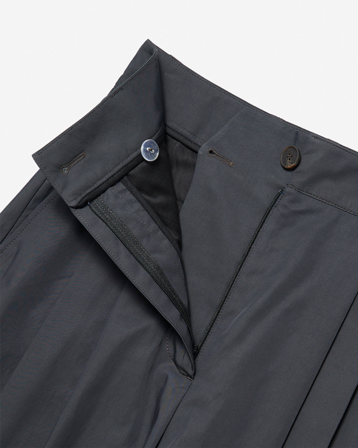 Acuna Pleat Front Pant - Coal