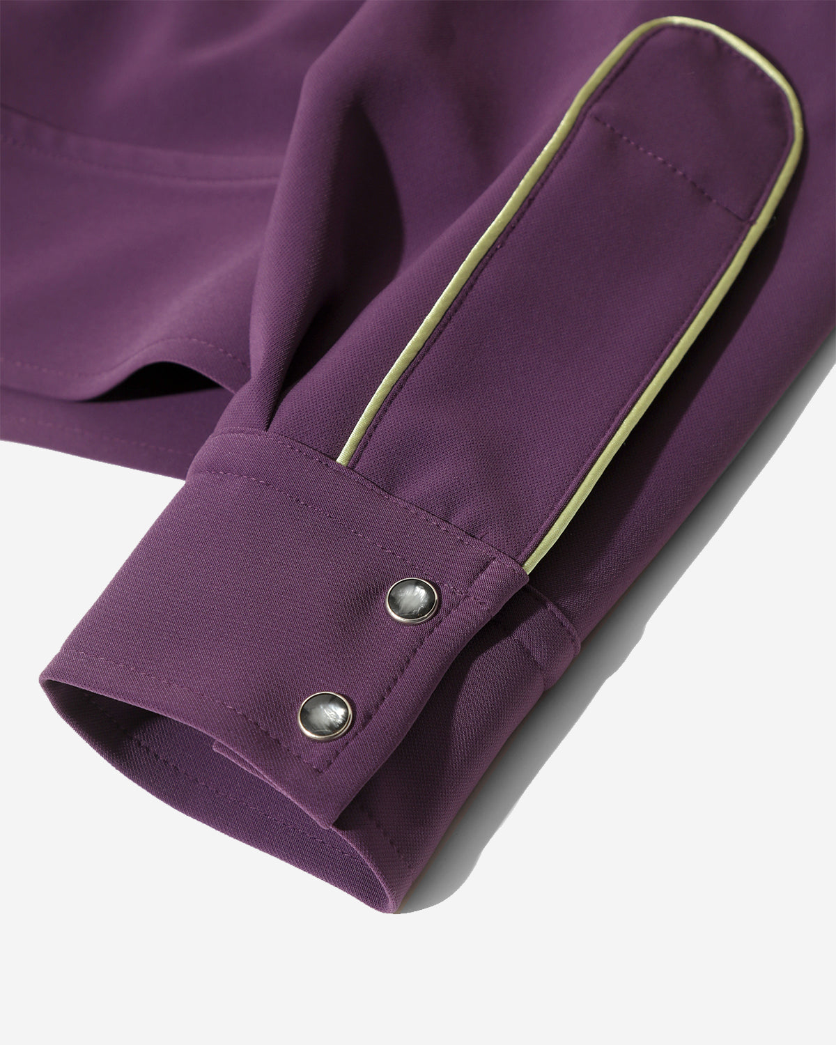 Piping Cowboy Jacket - Poly Double Cloth - Purple
