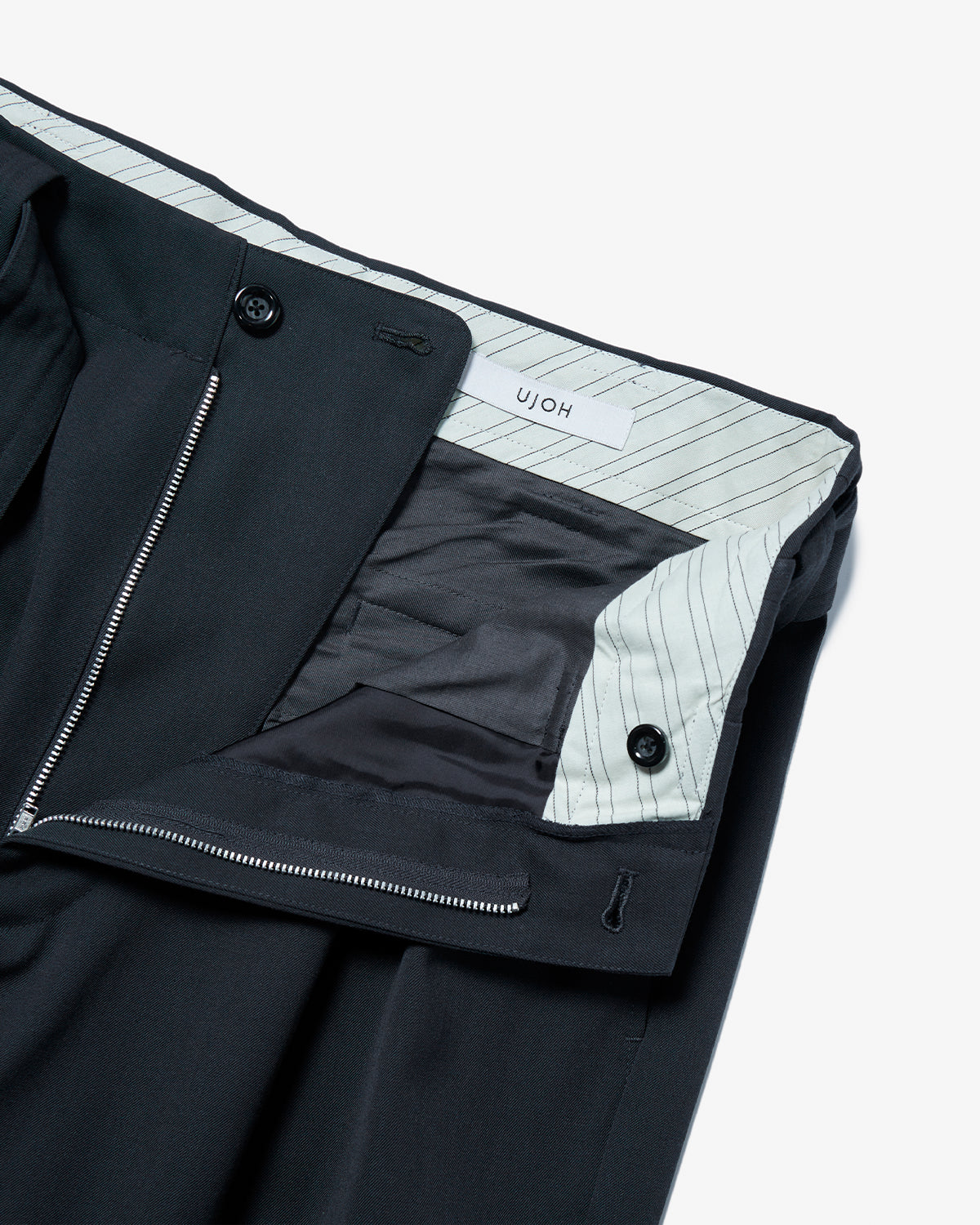 Tab Belt Pant - Black