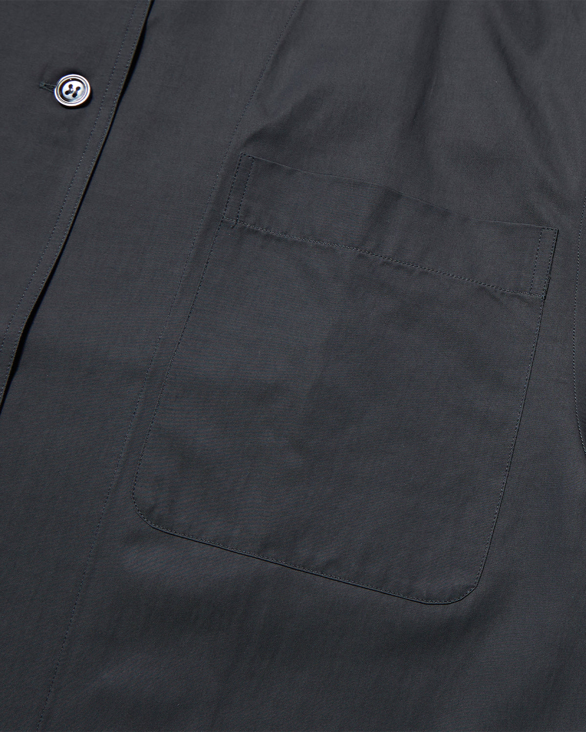 Delos - Short Sleeve Shirt With Pocket - Coal