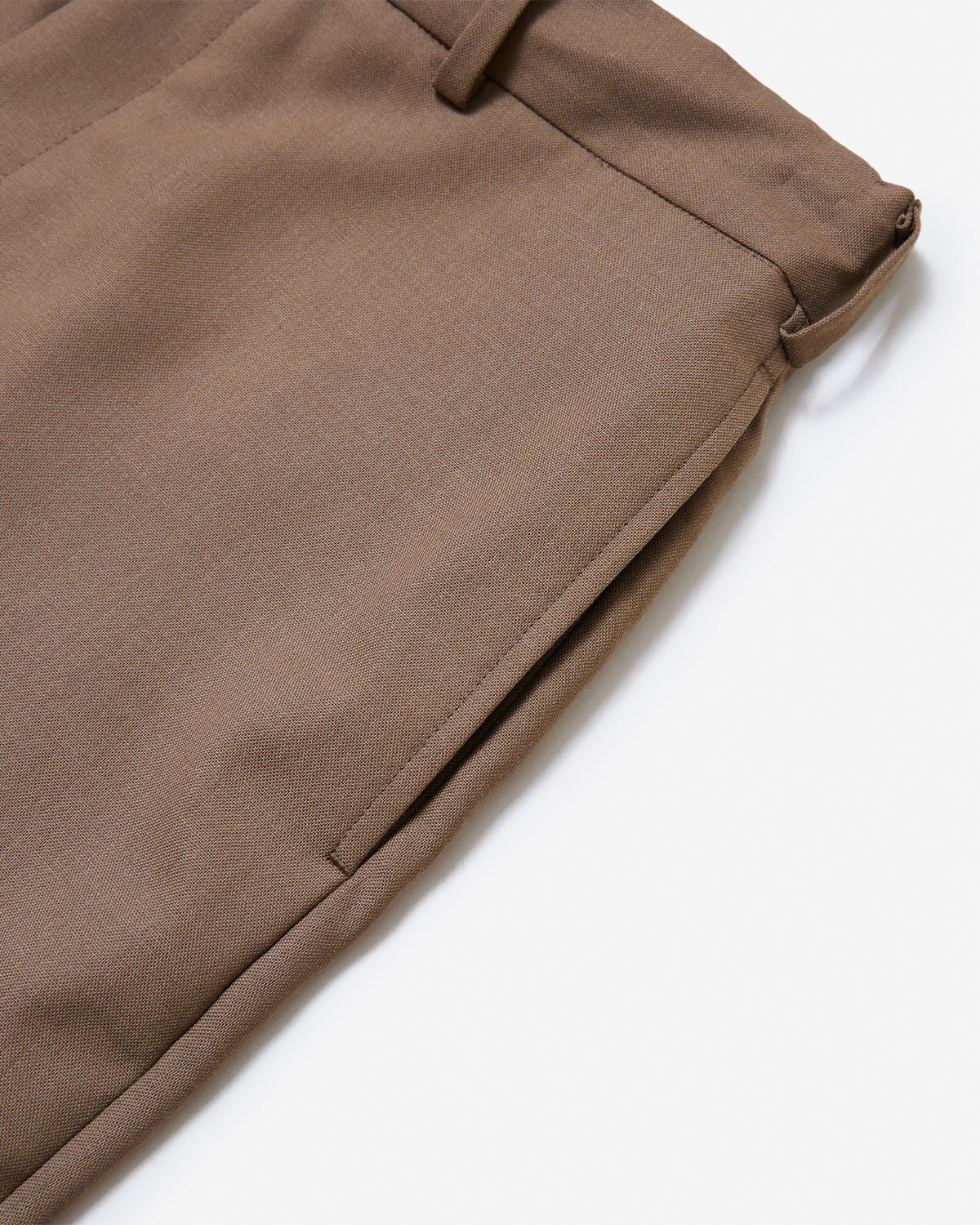 Spindle New Piped Stem No Tuck Trouser - Brown