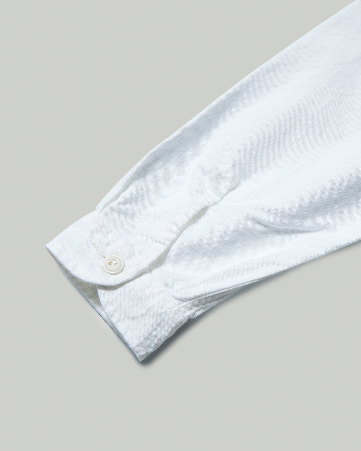 Womens Oxford Round Collar Pullover Shirt - White