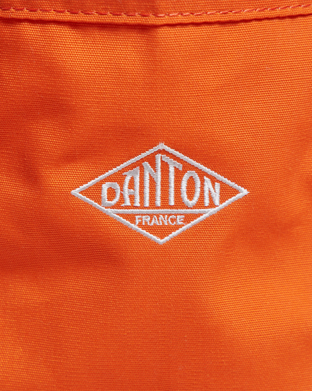 Montorgueil - Canvas Marche Bag - Orange Off White