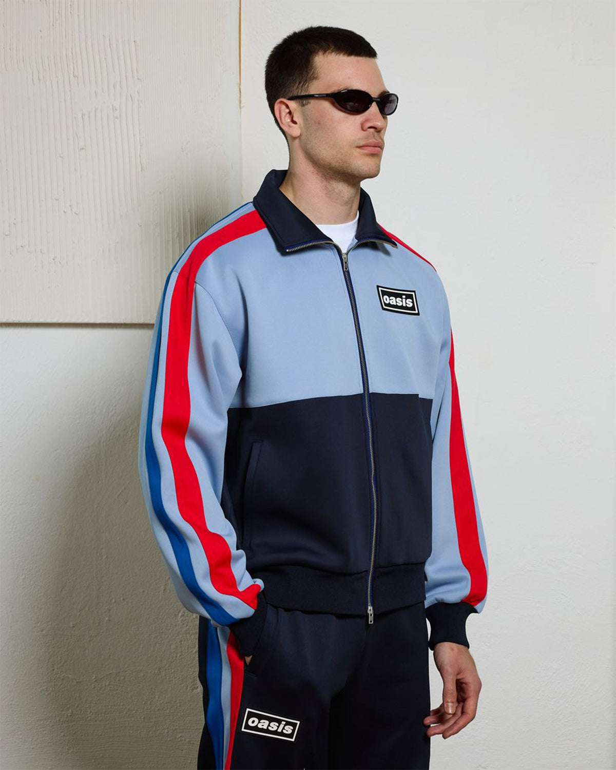 Pleasures X Oasis - Forever Track Jacket - Powder Blue