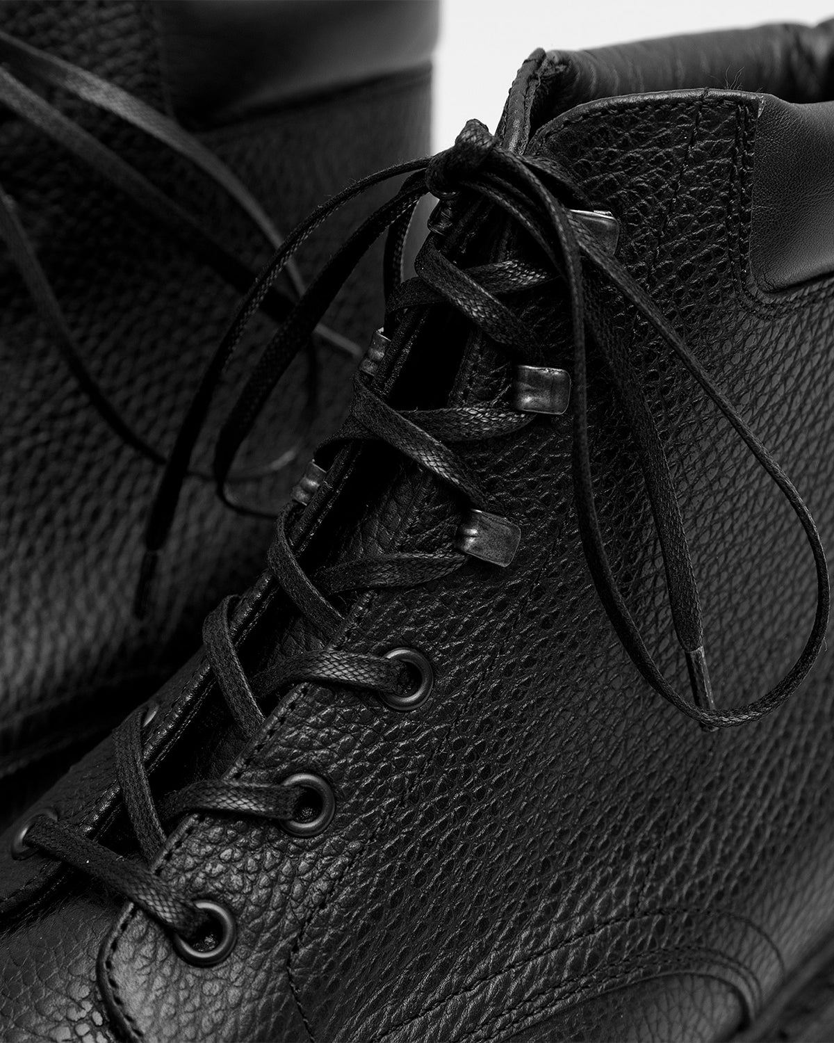 Bergy - Paraboot for Arpenteur Grained Calf Leather Shoes - Black