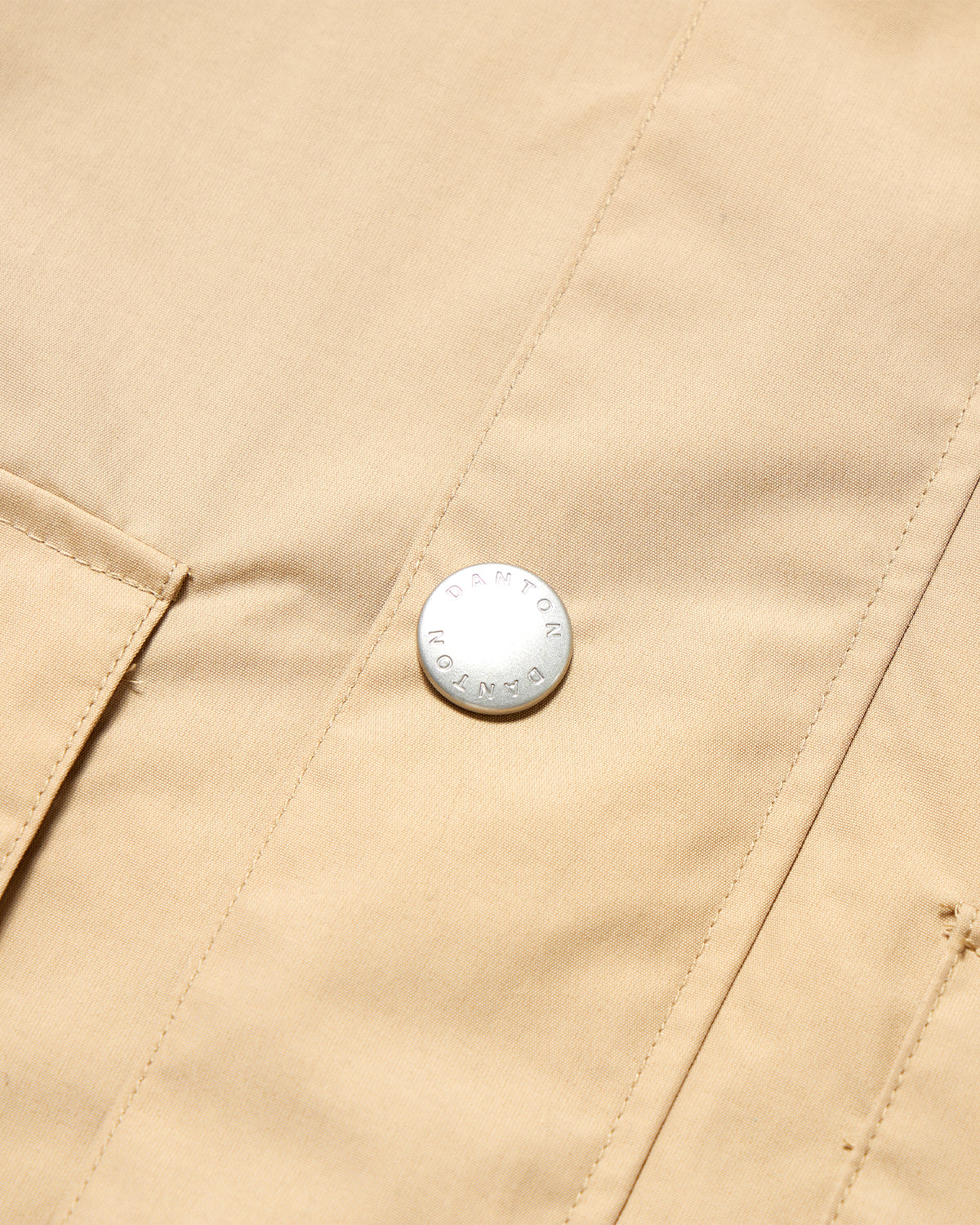 Womens Nylon Taffeta Short Jacket - Sand Beige