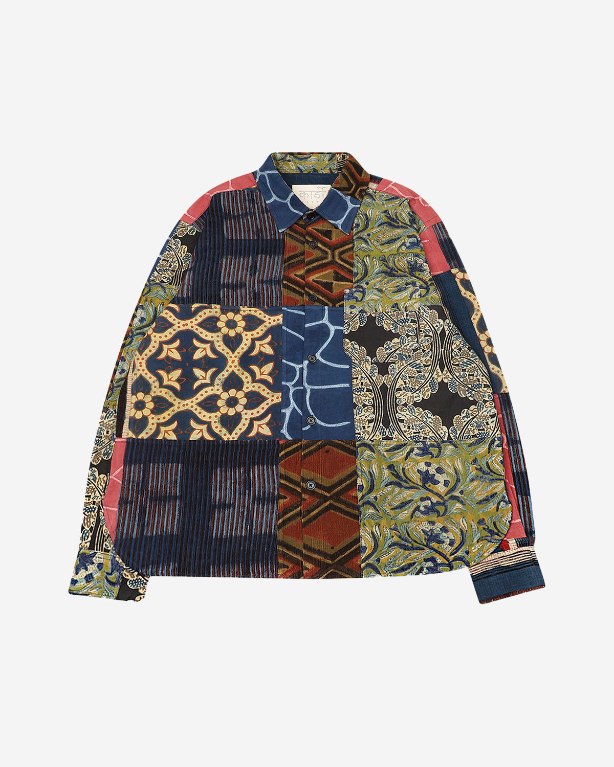 Luis - Over Sized Regular Collar LS Shirt - Multi