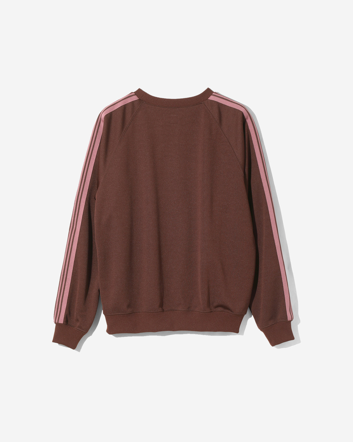 Track Crew Neck Shirt - Poly Smooth - Brown