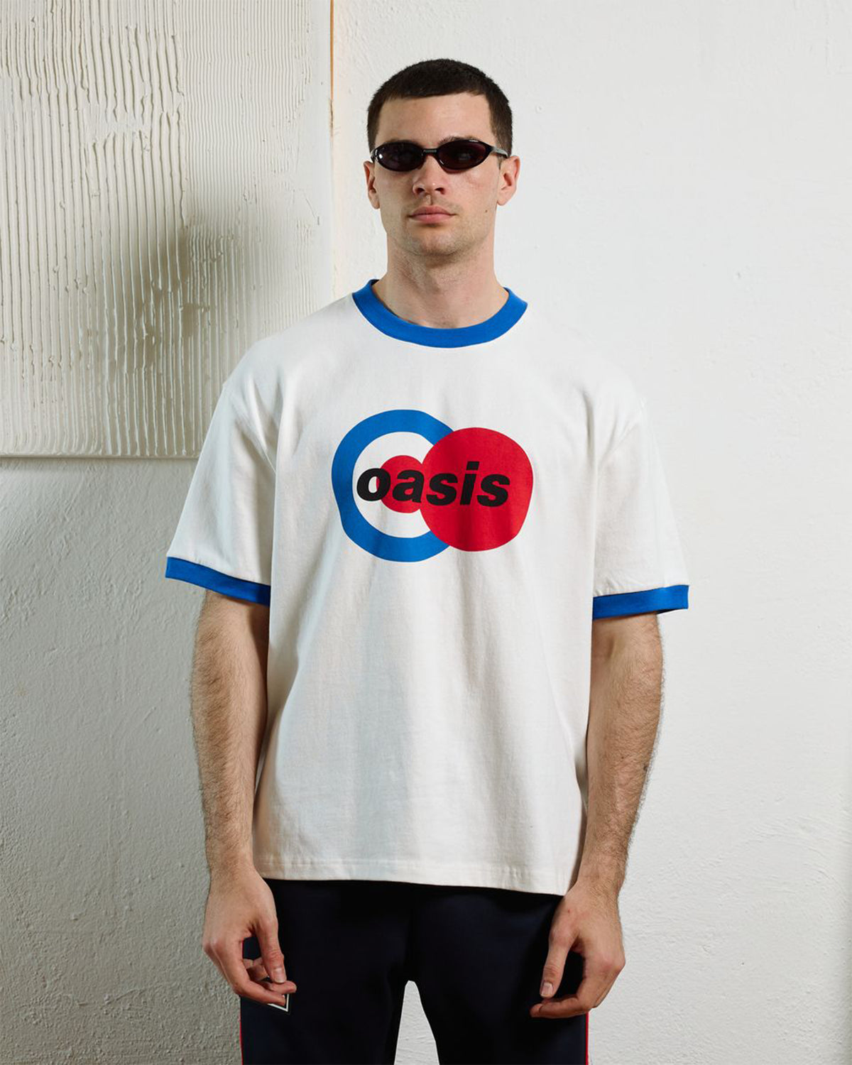 Pleasures X Oasis - 1996 Ringer Shirt - White
