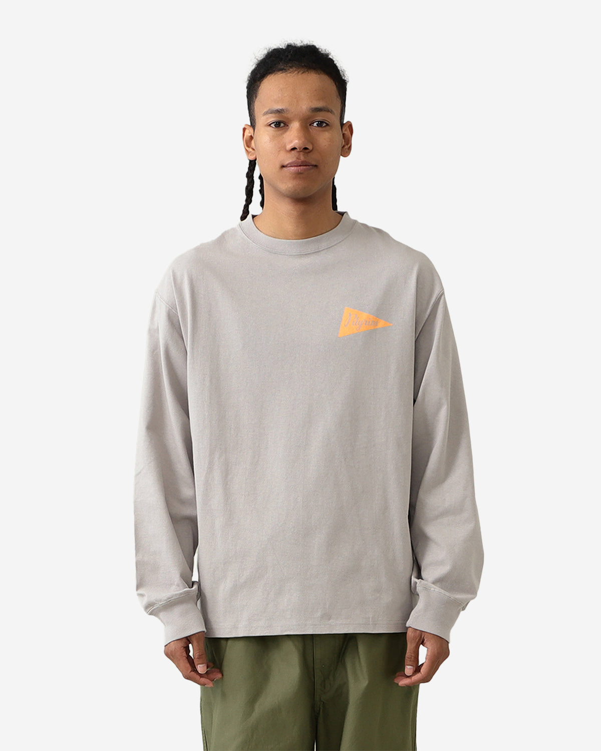 Longsleeve Pennant Team Tee - Grey
