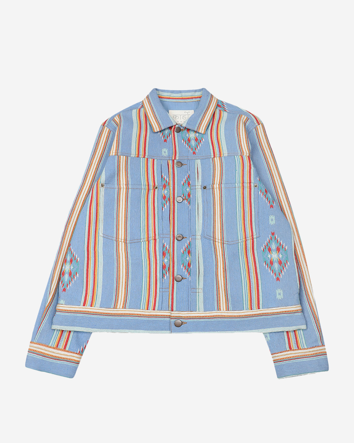 Marvin - Regular Fit Trucker Lined Jacket - Blue