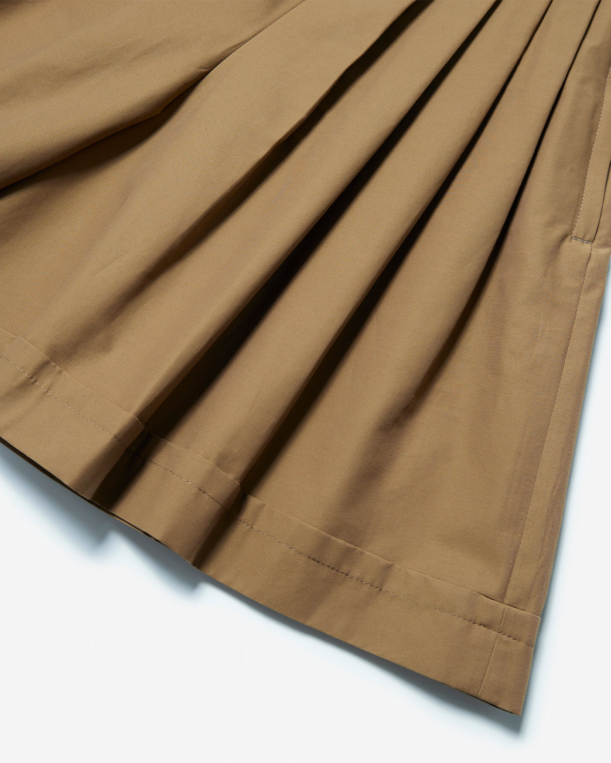 Tuck Culottes - Brown