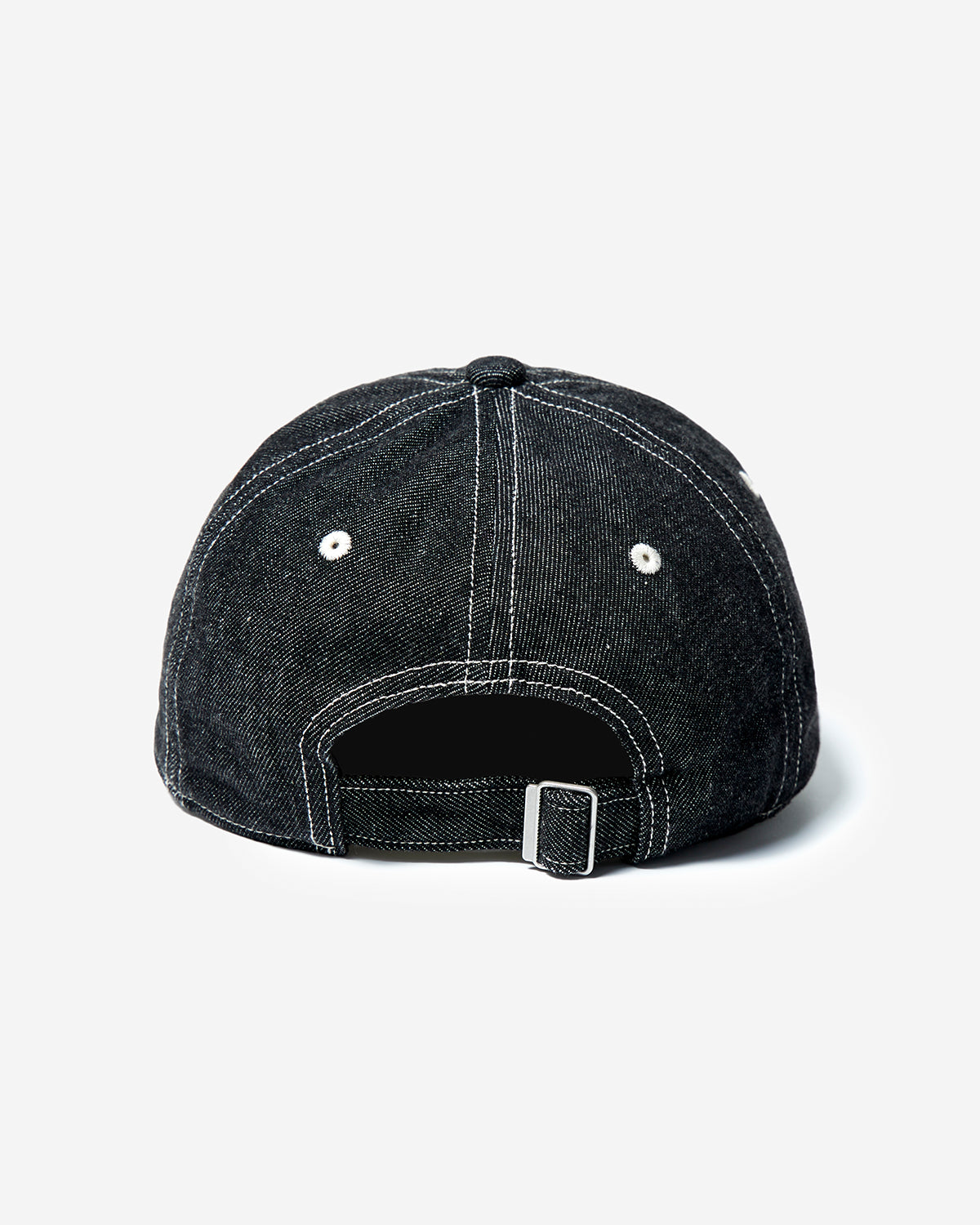 Denim 6 Panel Cap - Black Denim