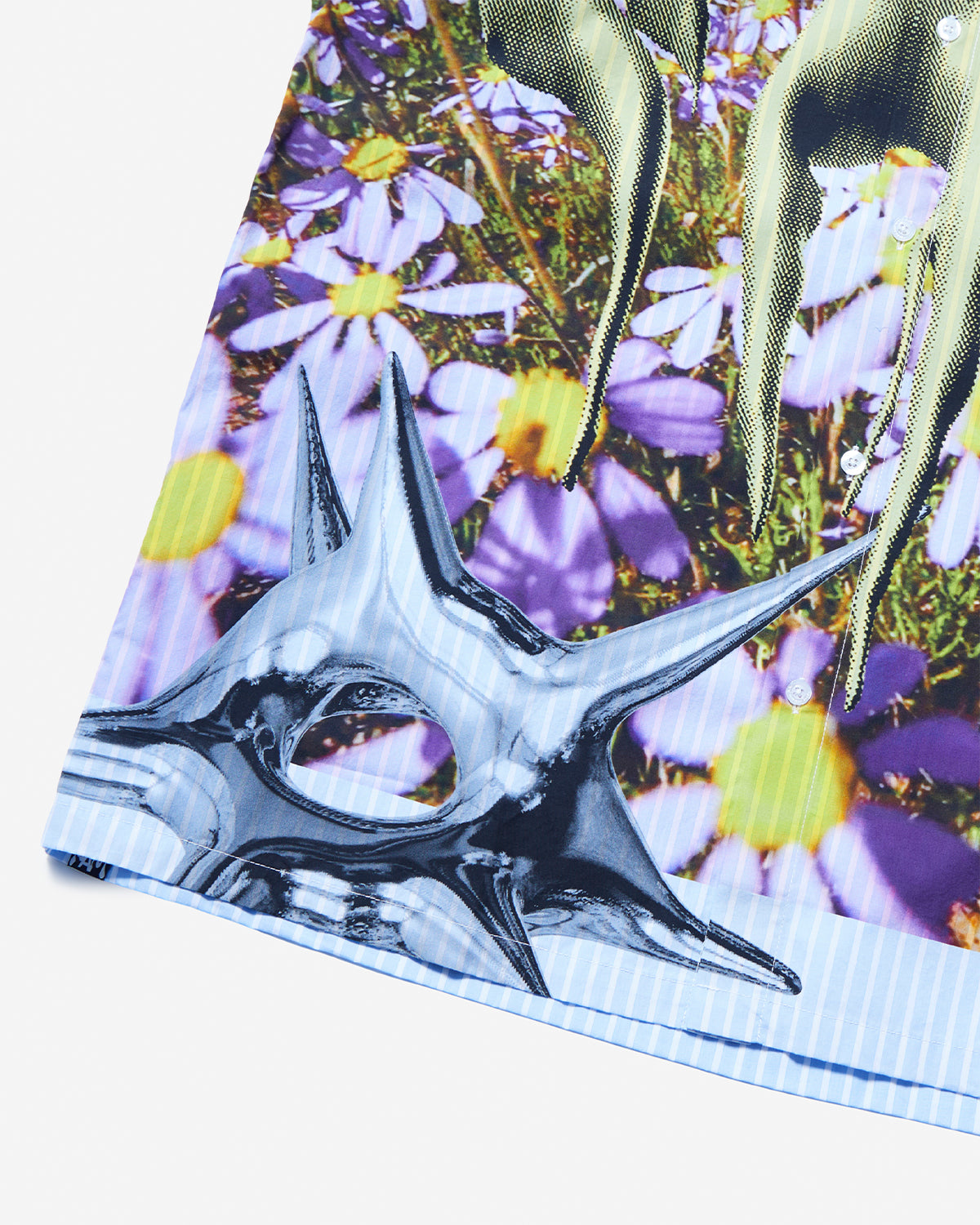 Mind Garden Stripe Shirt - Blue Stripe