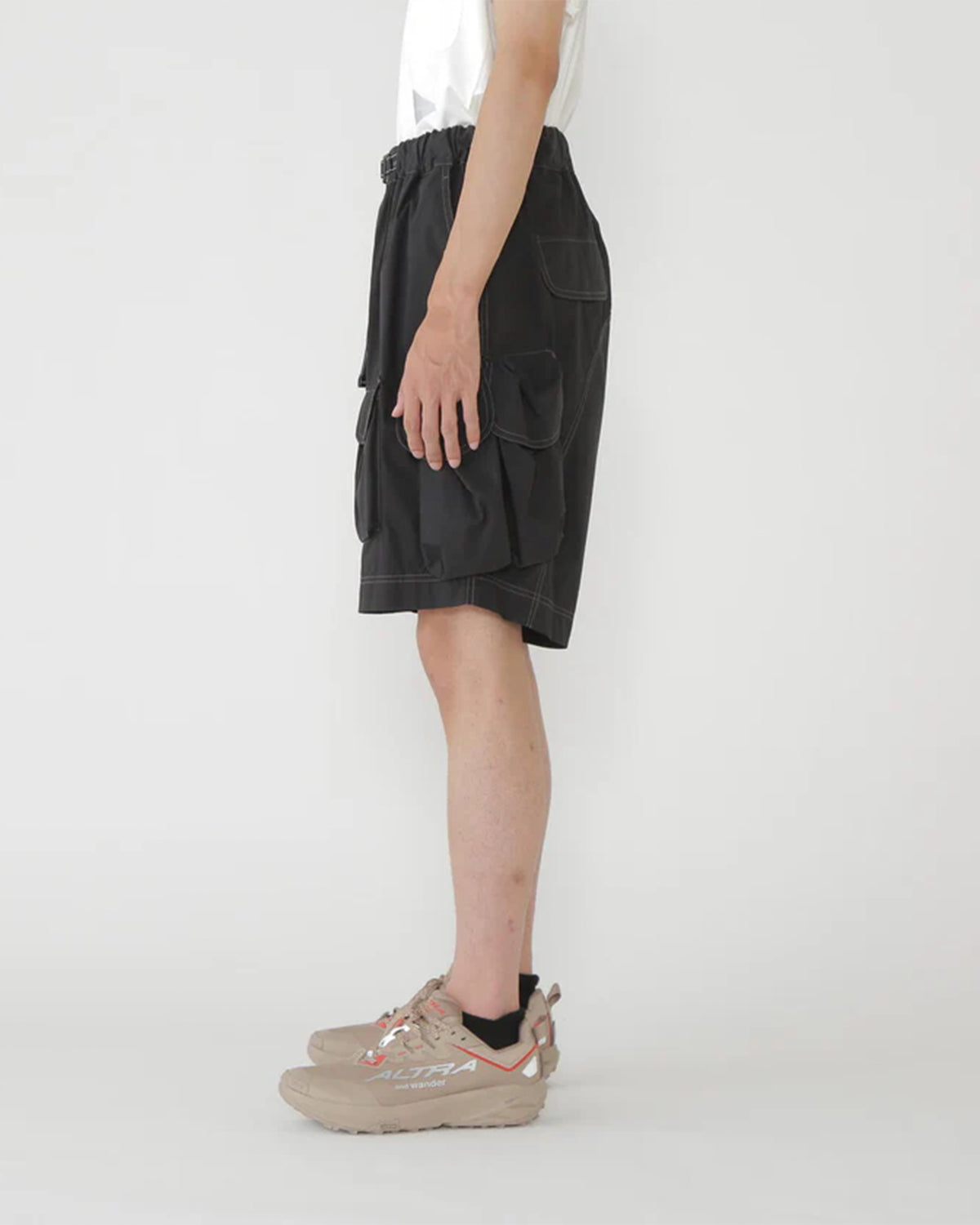 Multi Pocket Short Pants (M) - Black
