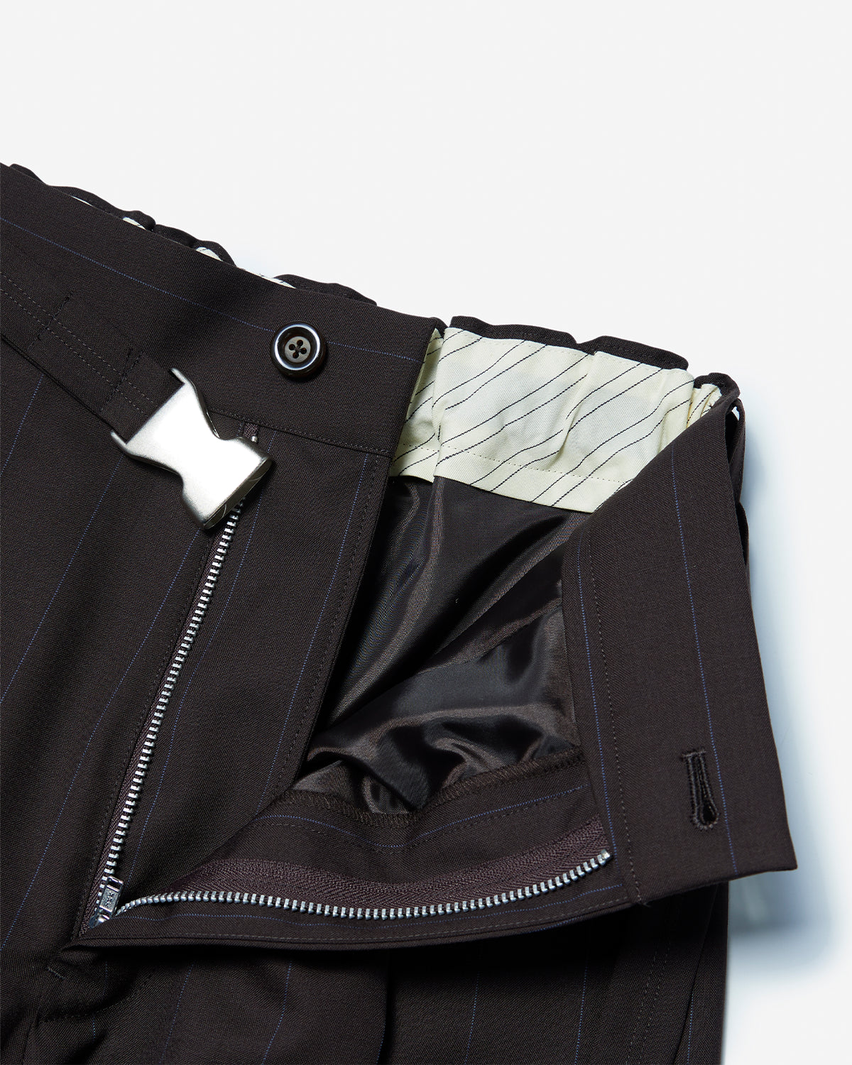 Belted Wide PNT - Chocolate