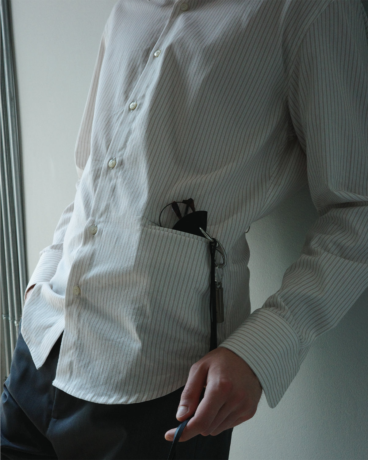 Vitrine Shirt - Stripe White