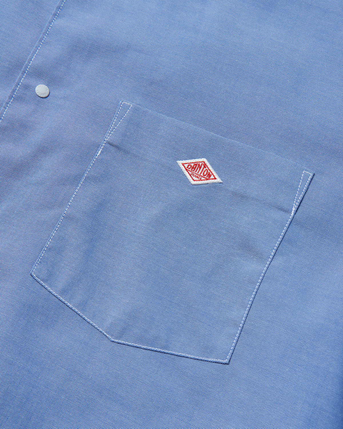 Mens Oxford B.D Shirt - Light Sax