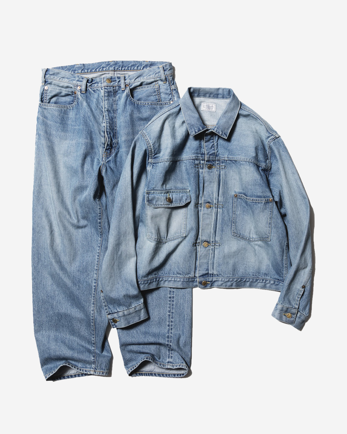 Time Travel Jean Wide 1977 Wash - Vintage Indigo 1977 Wash